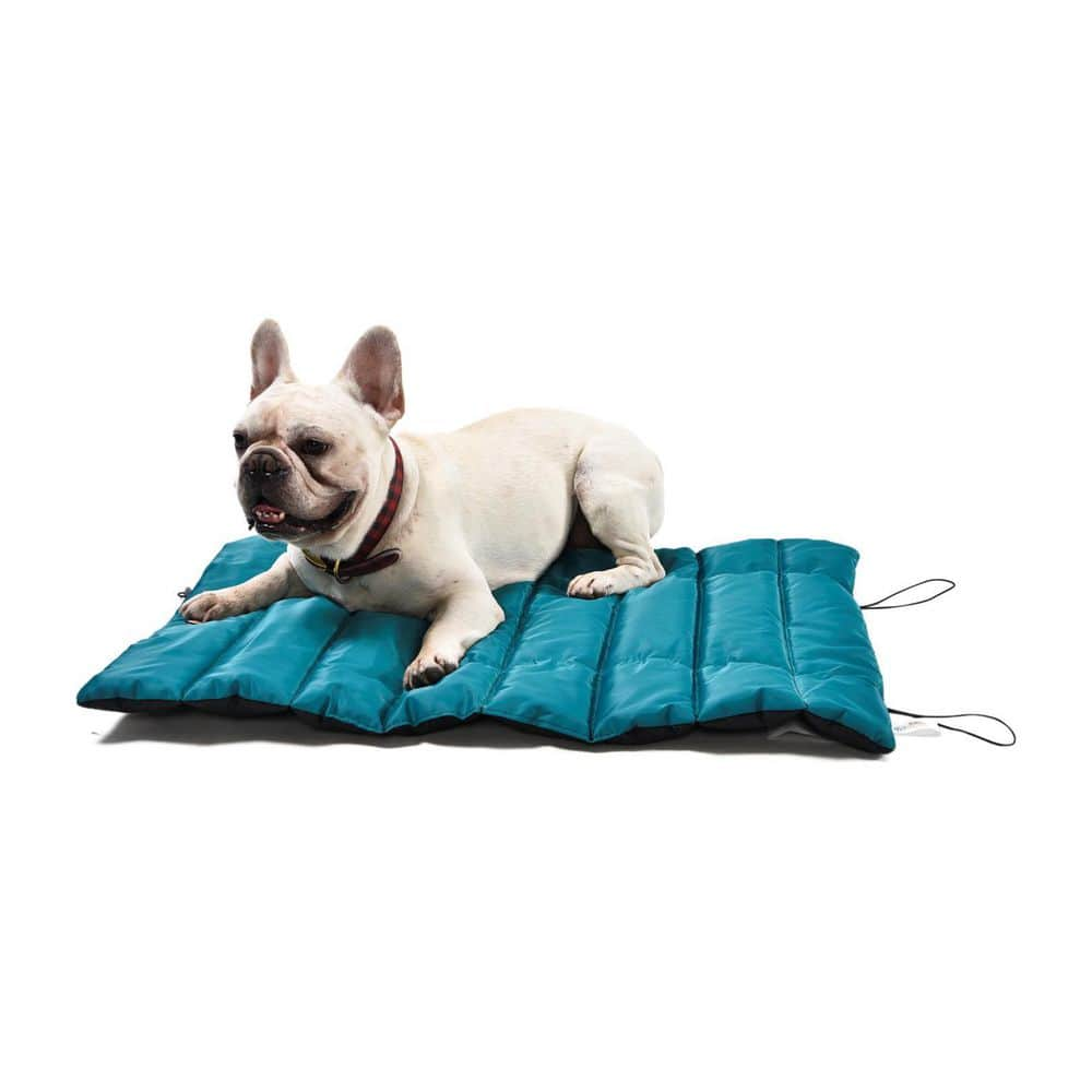 MAX & MARLOW Green Medium Bed Portable, Water Resistant Roll Up Dog Mat 00346