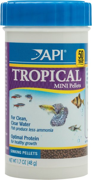 API Sinking Mini Pellets Tropical Fish Food