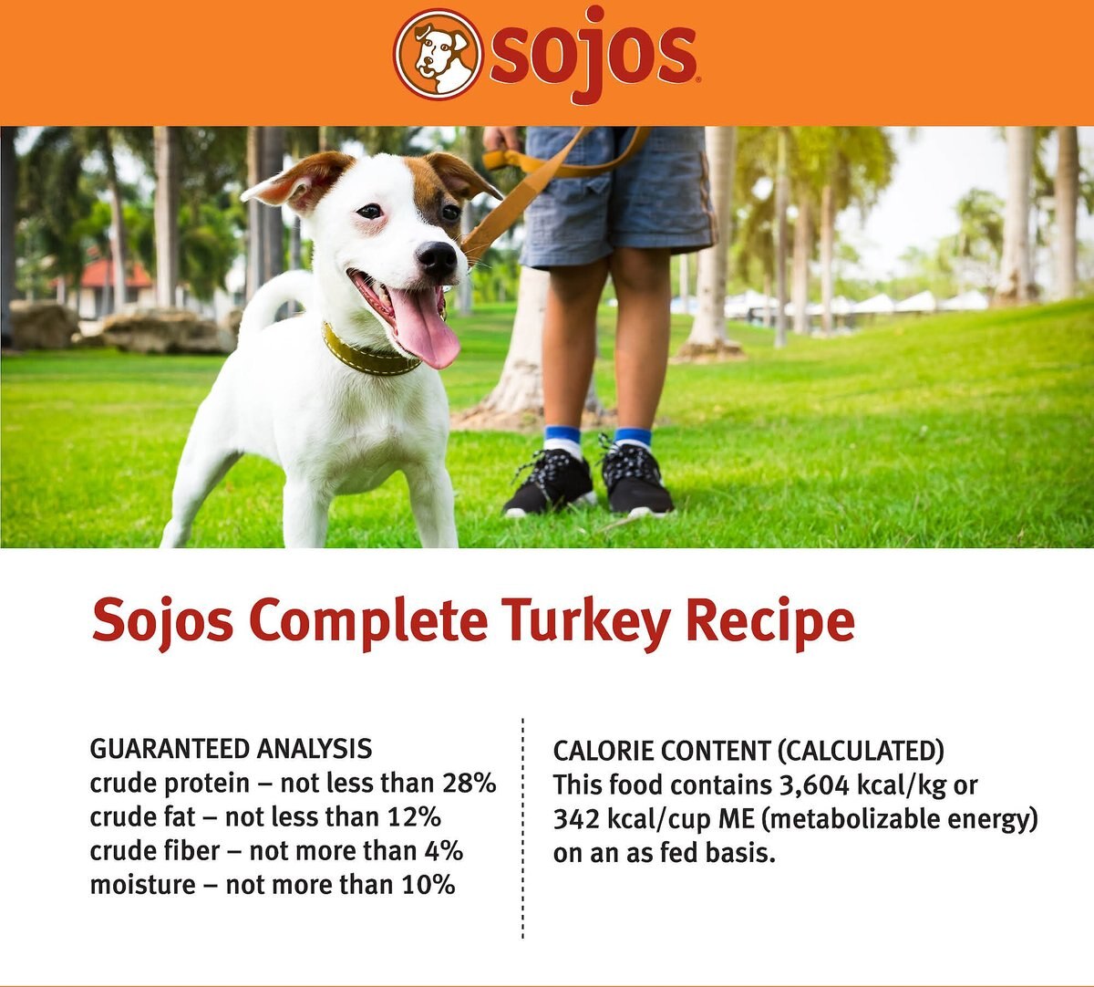 Sojos Complete Turkey Recipe Adult Grain-Free Freeze-Dried Dehydrated Dog Food