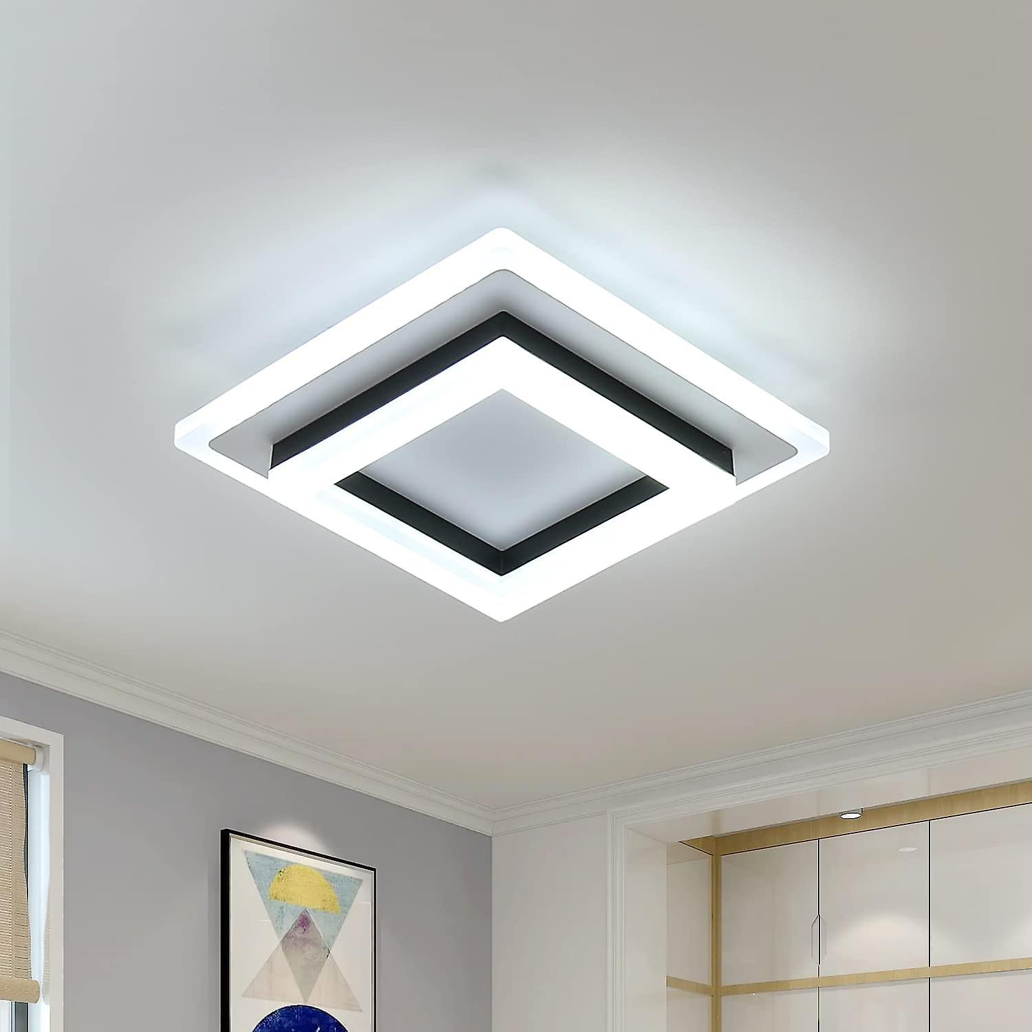 23w Led Ceiling Light， Acrylic Ceiling Lamp， Modern Led Ceiling Light Fixture For Living Room， Bedroom， Kitchen，(cold White Light)