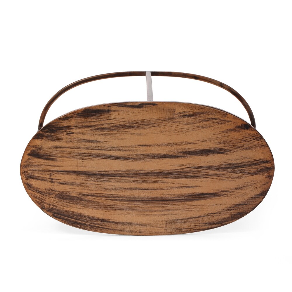 Wilsey Handcrafted Oval Nesting Tables by Christopher Knight Home