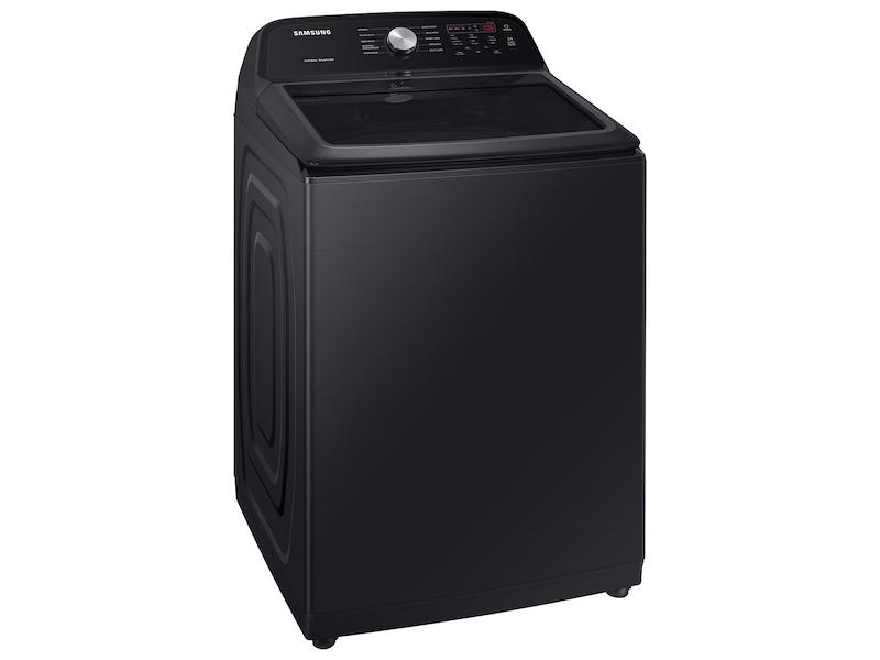 Samsung WA50B5100AV 5.0 Cu. Ft. Large Capacity Top Load Washer With Deep Fill And Ez Access Tub In Brushed Black