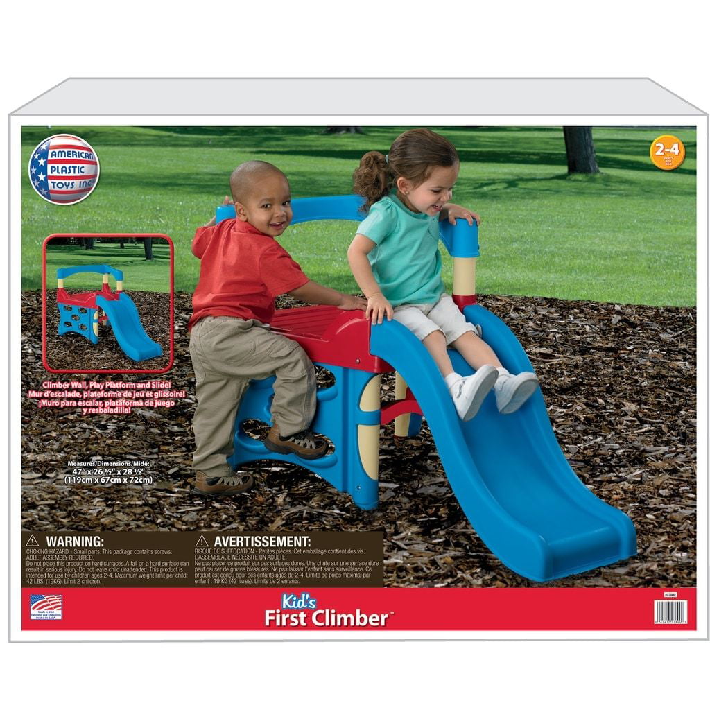 American Plastic Toys My First Climber and Slide