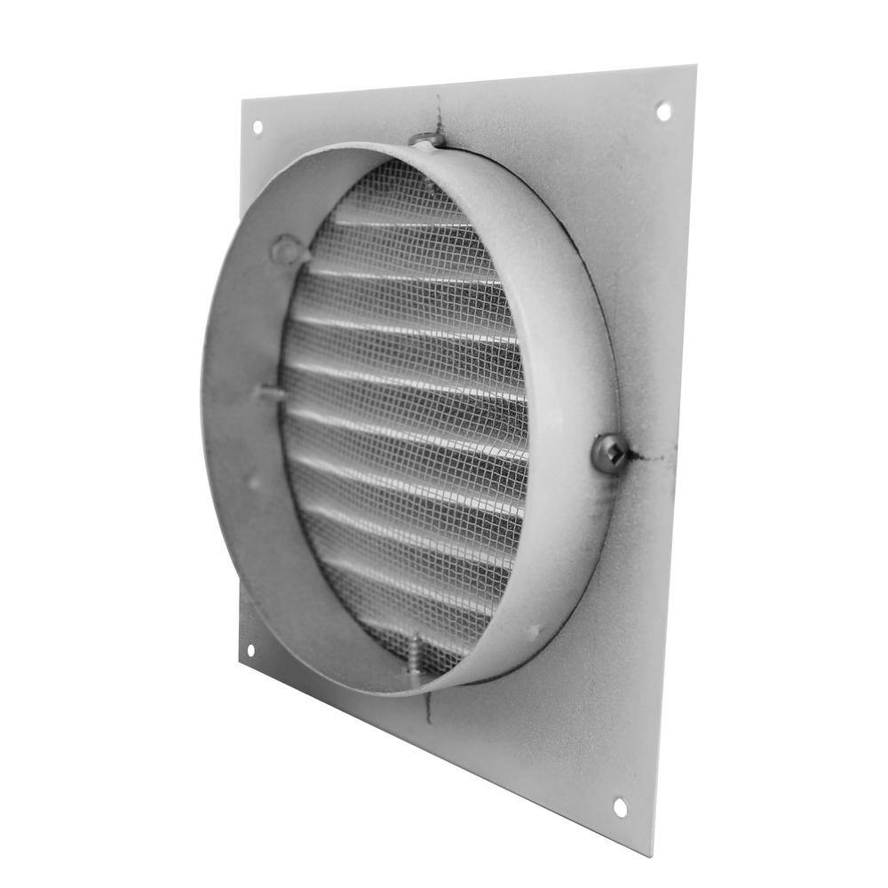 Active Ventilation 4 in. White Aluminum Round Soffit Vent (36-Pack) RSV-4-WT(36)