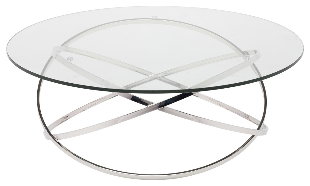 Corel Coffee Table  Silver   Coffee Tables   by Nuevo  Houzz