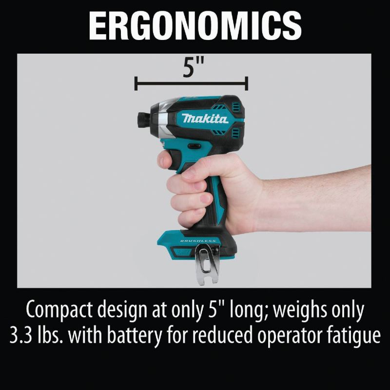 Makita 18V Brushless Hex Cordless Impact Driver