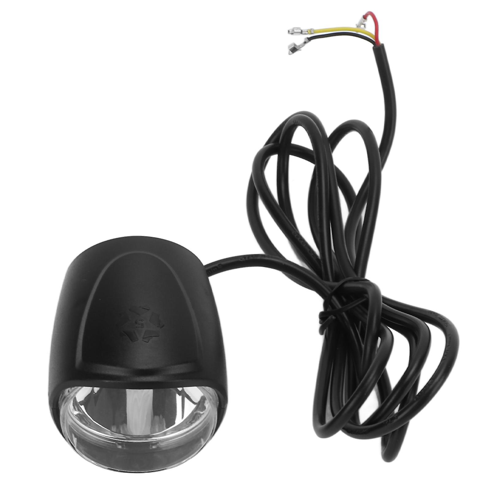 2 In 1 24v80v Led Front Light With Horn Electric Bicycle Headlight For Outdoor Cycling