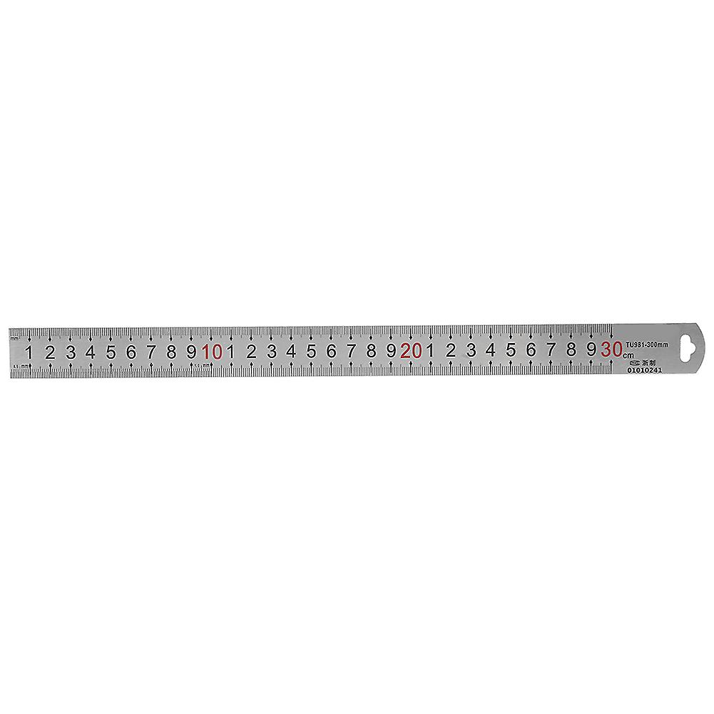 300mm Stainless Steel Ruler Measurement Tool Metric Markings