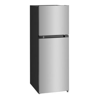 Vissani 10.1 cu. ft. Top Freezer Refrigerator in Stainless Steel Look MDTF10SS