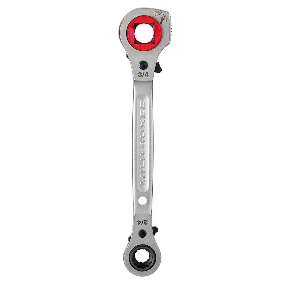 MW 36 oz. 4-in-1 Lineman s Hammer with Lineman's 5-i-1 Ratcheting Wrench with Milled Strike Face 48-22-9040-48-22-9216M