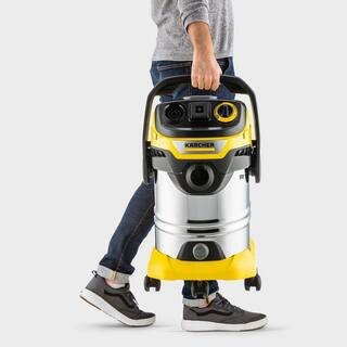 Karcher WD 6 P S Multi-Purpose 8 Gal. Wet-Dry Vacuum Cleaner with Attachments Blower Feature and Space-Saving Design 1800-Watt 1.628-375.0