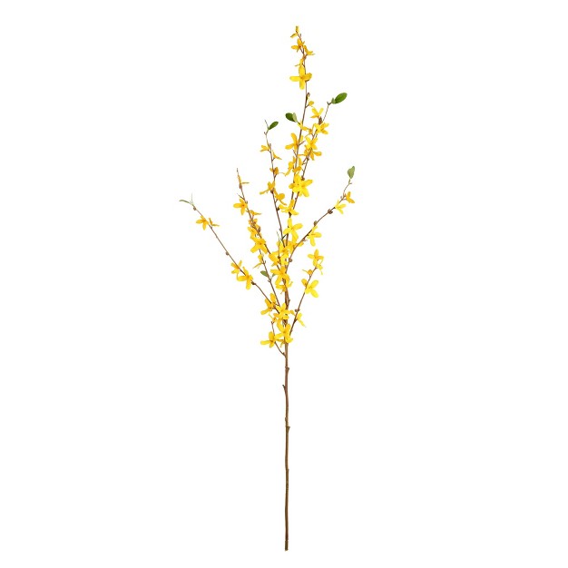 Artificial Yellow Forsythia Flower Spray Includes 4 Sprays Per Pack