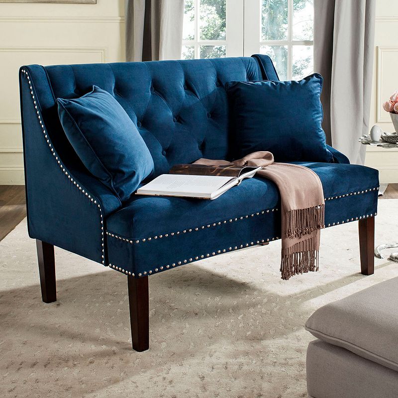 Safavieh Zoey Velvet Settee