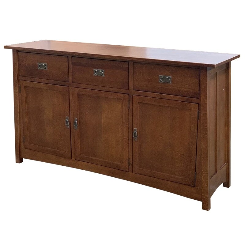 Mission 3 Door   3 Drawer Sideboard   70\