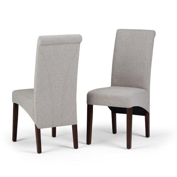 WYNDENHALL Franklin Transitional Deluxe Parson Dining Chair (Set of 2) - 17.7