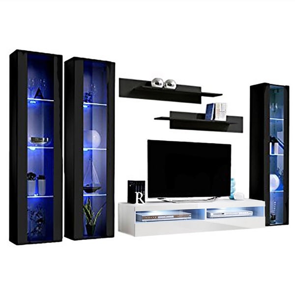 Fly CD2 35TV Wall Mounted Floating Modern Entertainment Center