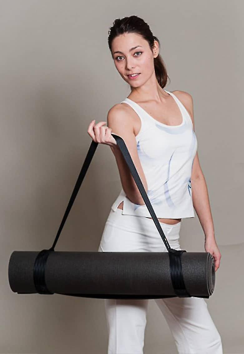 Yoga Mat Strap/Yoga Mat Carrier - Black， Velcro， Lightweight