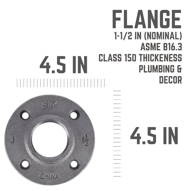 FLOOR FLANGE 1-1/2