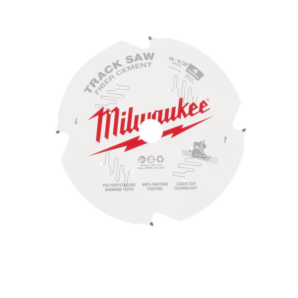 Milwaukee 6 1/2 4T Fiber Cement Track Saw Blade 48-40-0670 from Milwaukee