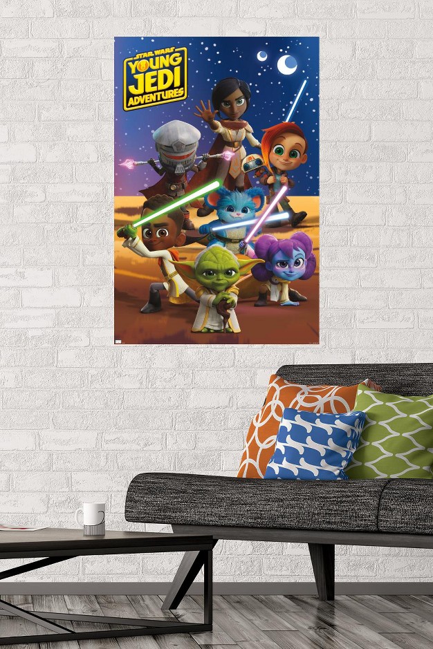 Trends International Star Wars Young Jedi Adventures Group Unframed Wall Poster Prints