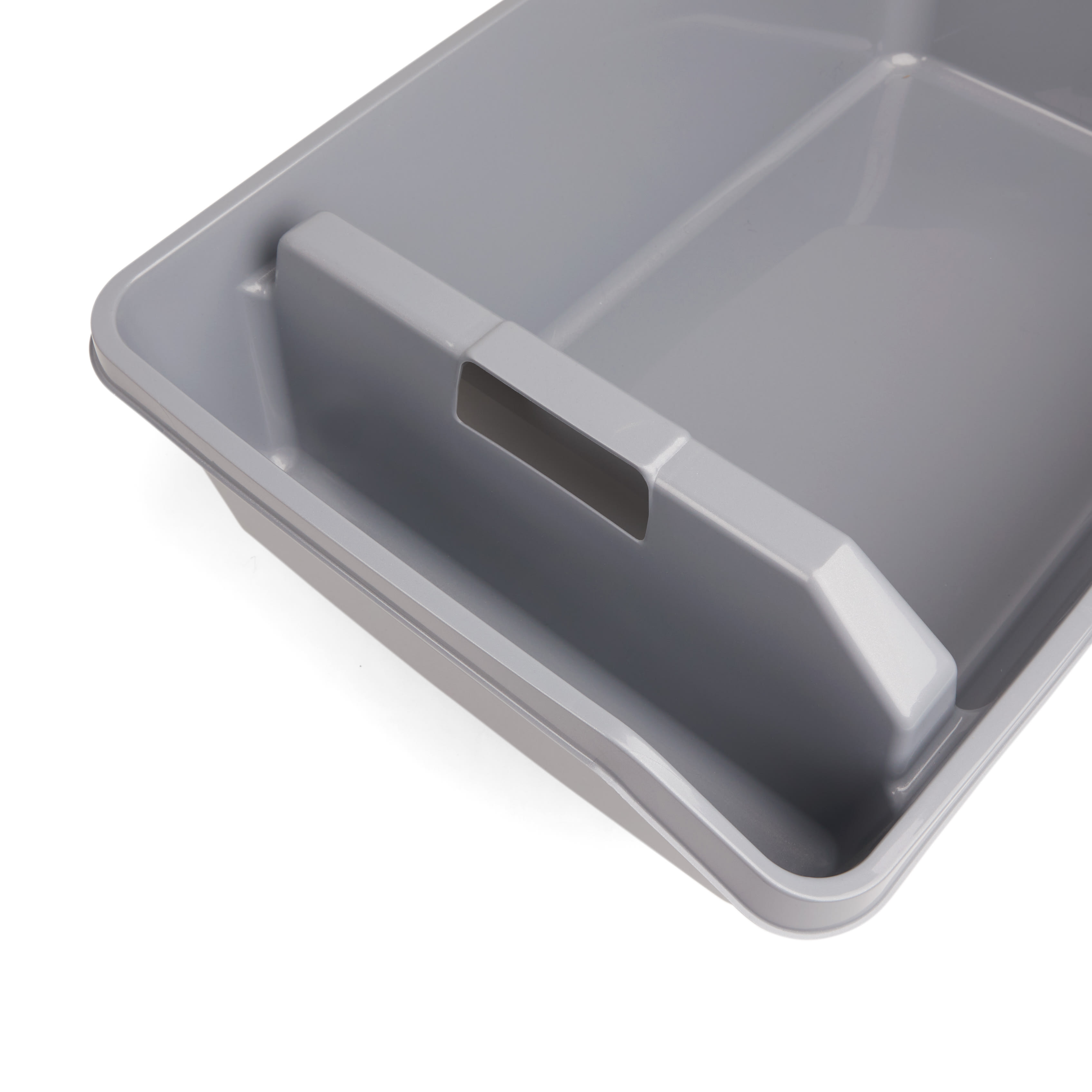 SO PHRESH Grey King-Size Compartment Cat Litter Pan