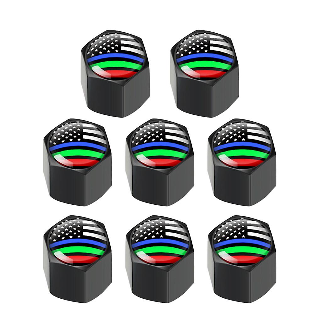 8pcs Tire Caps Motorbike Tyre Dust Caps Tire Pressure Caps Tire Valves Caps