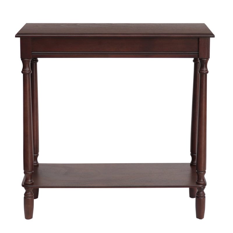 28.25'' Console Table  28.25'' H X 28.25'' W X 11.8'' D Walnut