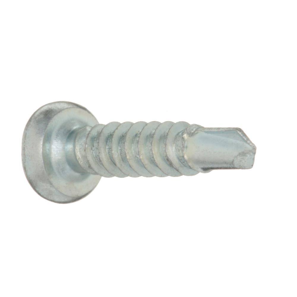 Everbilt #8 x 34 in. Zinc Plated Phillips Pan Head Sheet Metal Screw (100-Pack) 822972