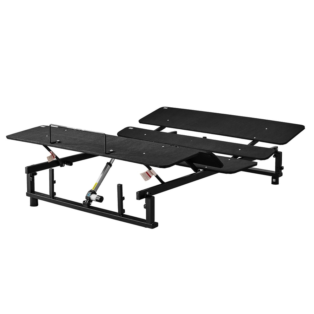 Bed Frame with Adjustable Bed Base Frame  Metal Platform Bed Frame with Head and Foot Incline Wireless Remote