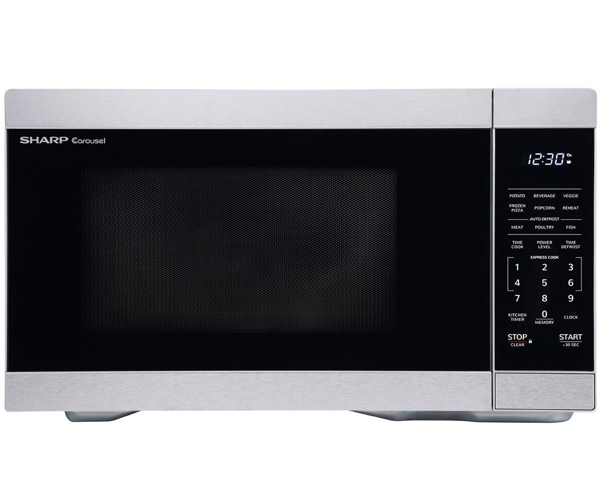 Sharp 1.1 Cu. Ft. Stainless Steel Countertop Microwave Oven