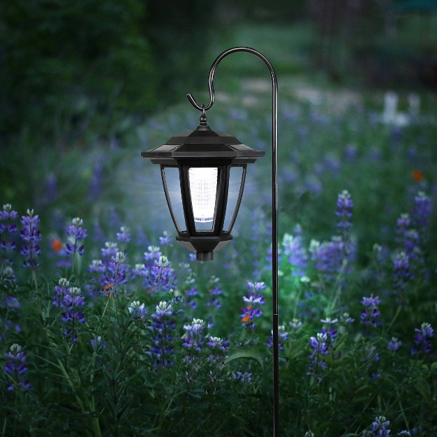 Solar Outdoor Lantern Black Alpine Corporation