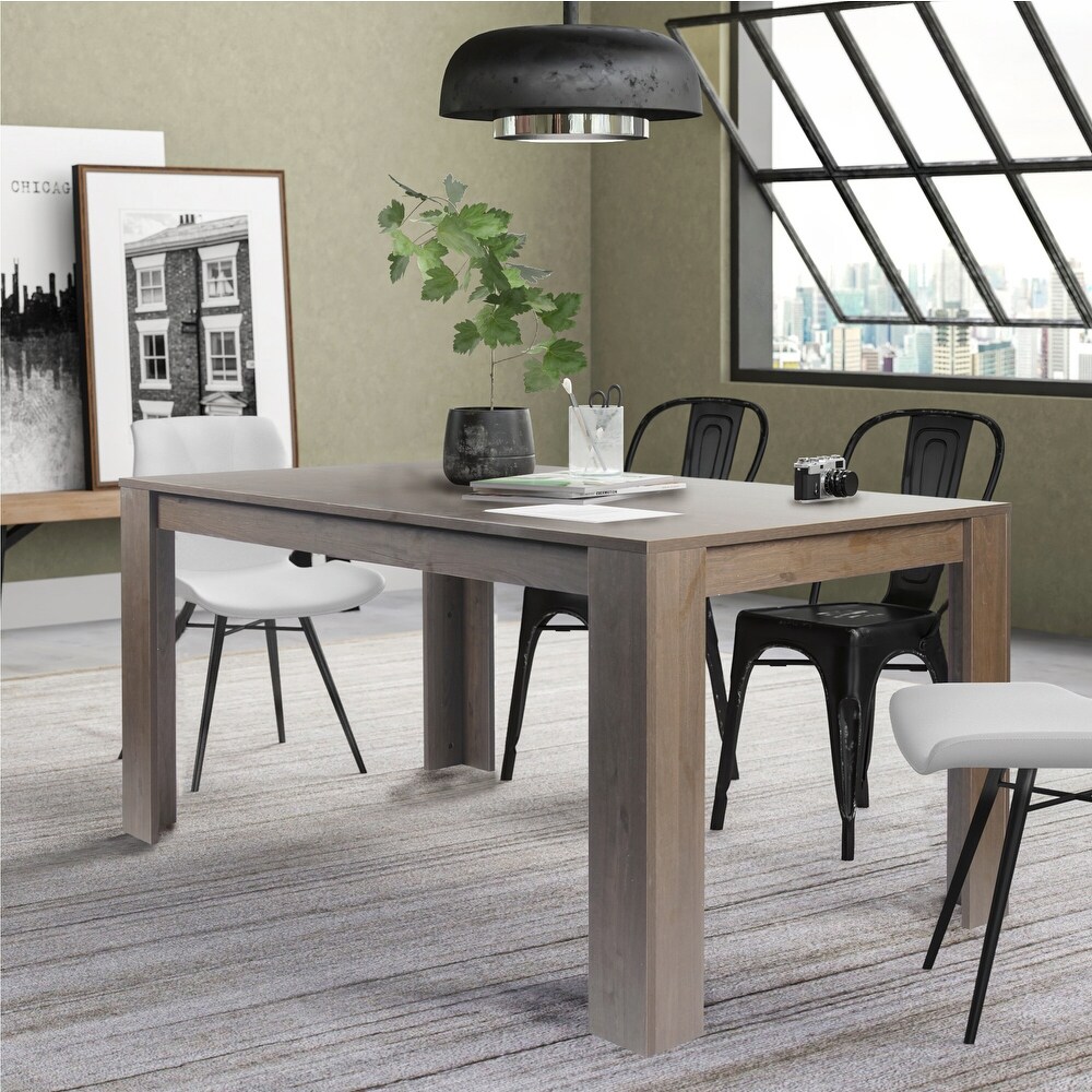 Furniture Home Series Rectangular Dining Table with Melamine Finish