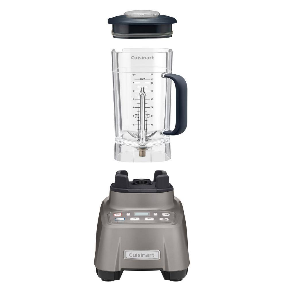 Cuisinart Hurricane 60 oz. 2-Speed Programmable Gunmetal Blender CBT-1500P1