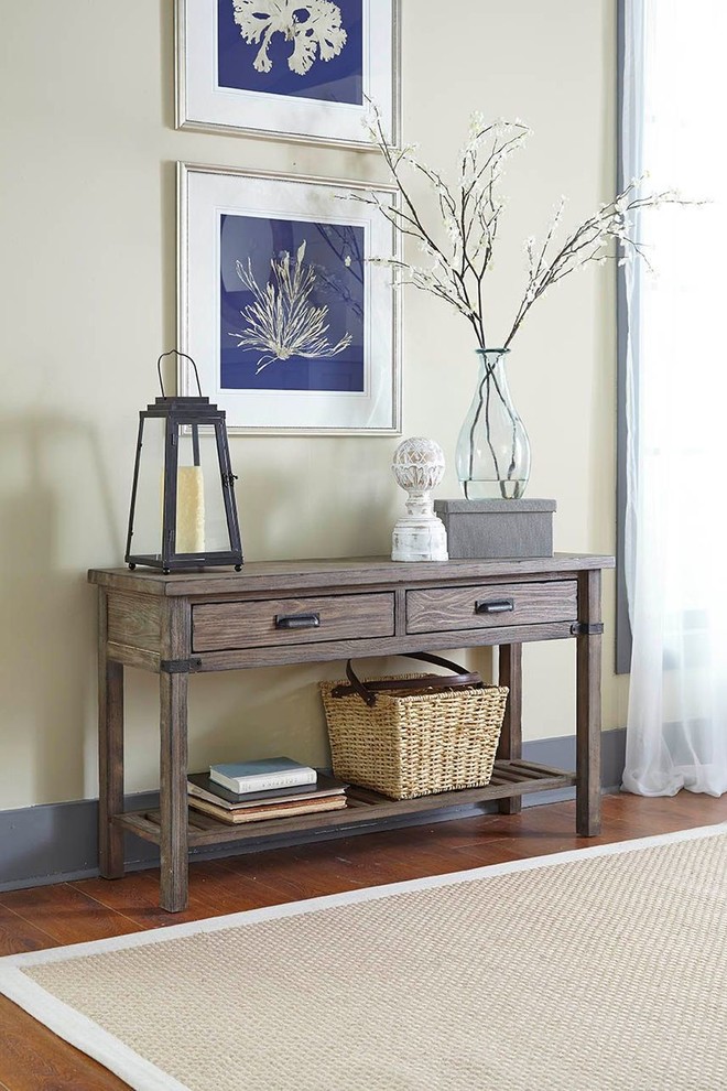 Kincaid Furniture Foundry Sofa Table   Rustic   Console Tables   by Unlimited Furniture Group  Houzz