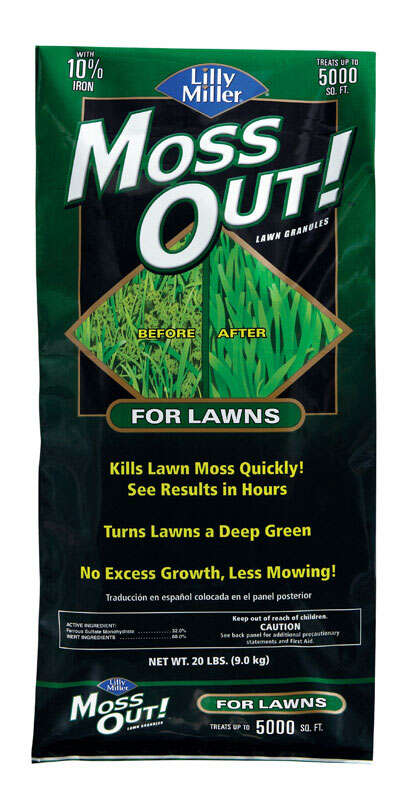 Lilly Miller Moss Out Moss Control Granules 20 lb