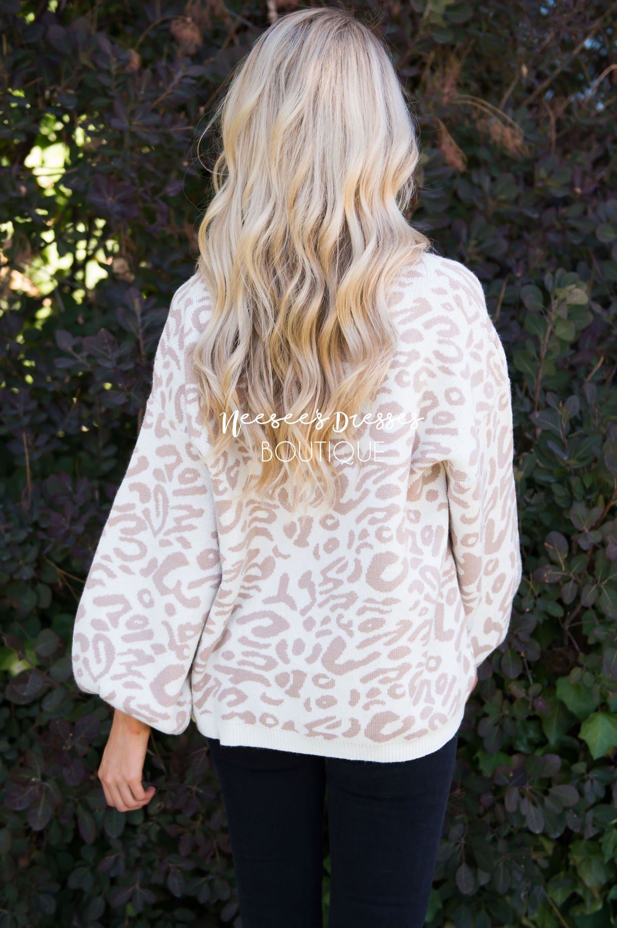 Better Together animal print sweater