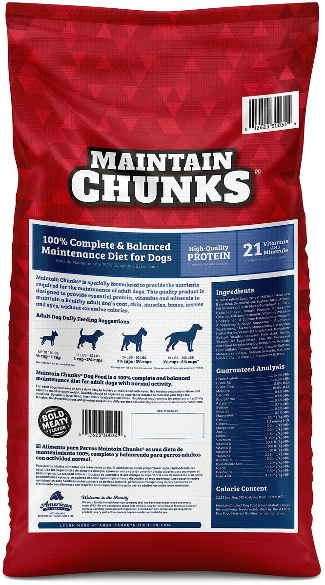 Maintain Chunks Meaty Flavor Dry Dog Food