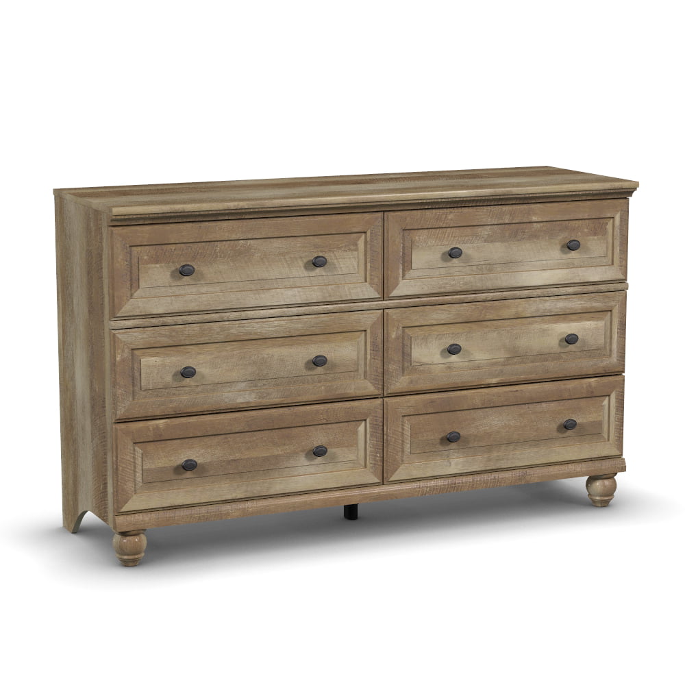 Better Homes and Gardens Crossmill 6-Drawer Dresser, Lintel Oak Finish