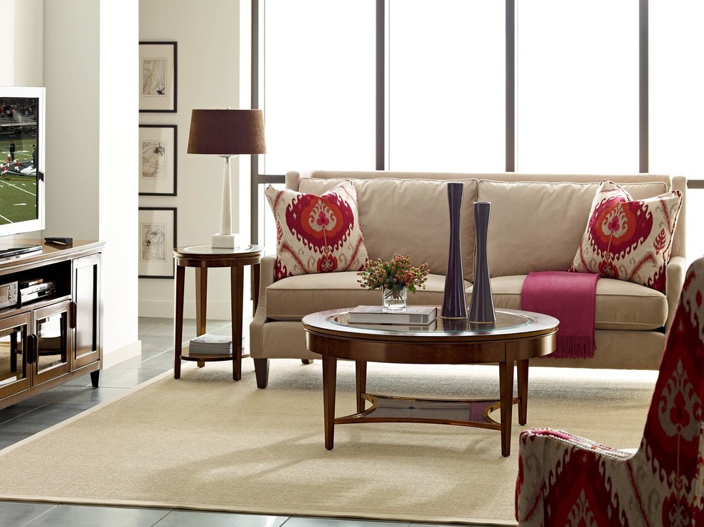 Kincaid Furniture Elise Oval End Table   Transitional   Side Tables And End Tables   by Unlimited Furniture Group  Houzz