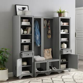 CROSLEY FURNITURE Tara Gray 4-Piece Entryway Set KF33010GY