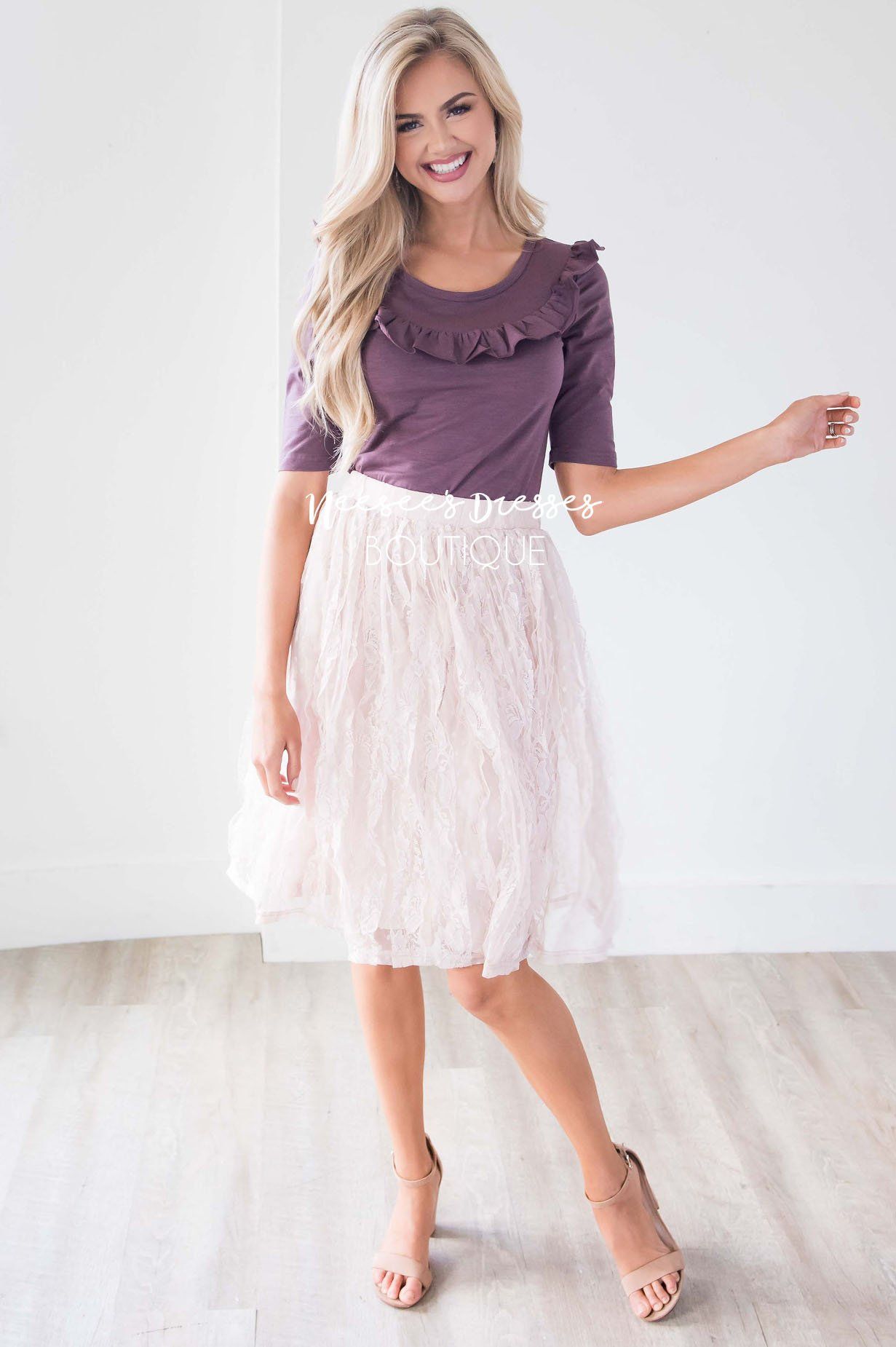 Let's Get Lost Ruffle Blouse