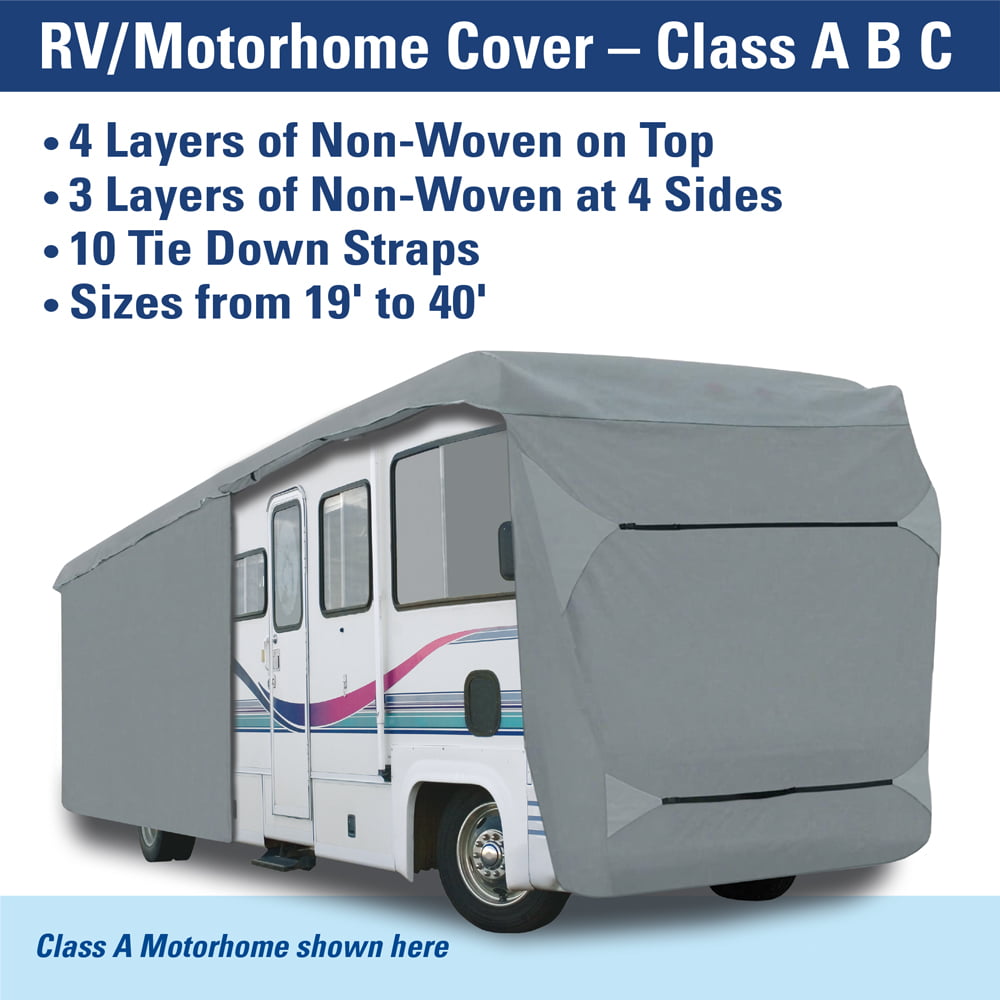 Waterproof RV Motorhome Camper Travel Trailer Covers Class A B C (28'- 30' FT)