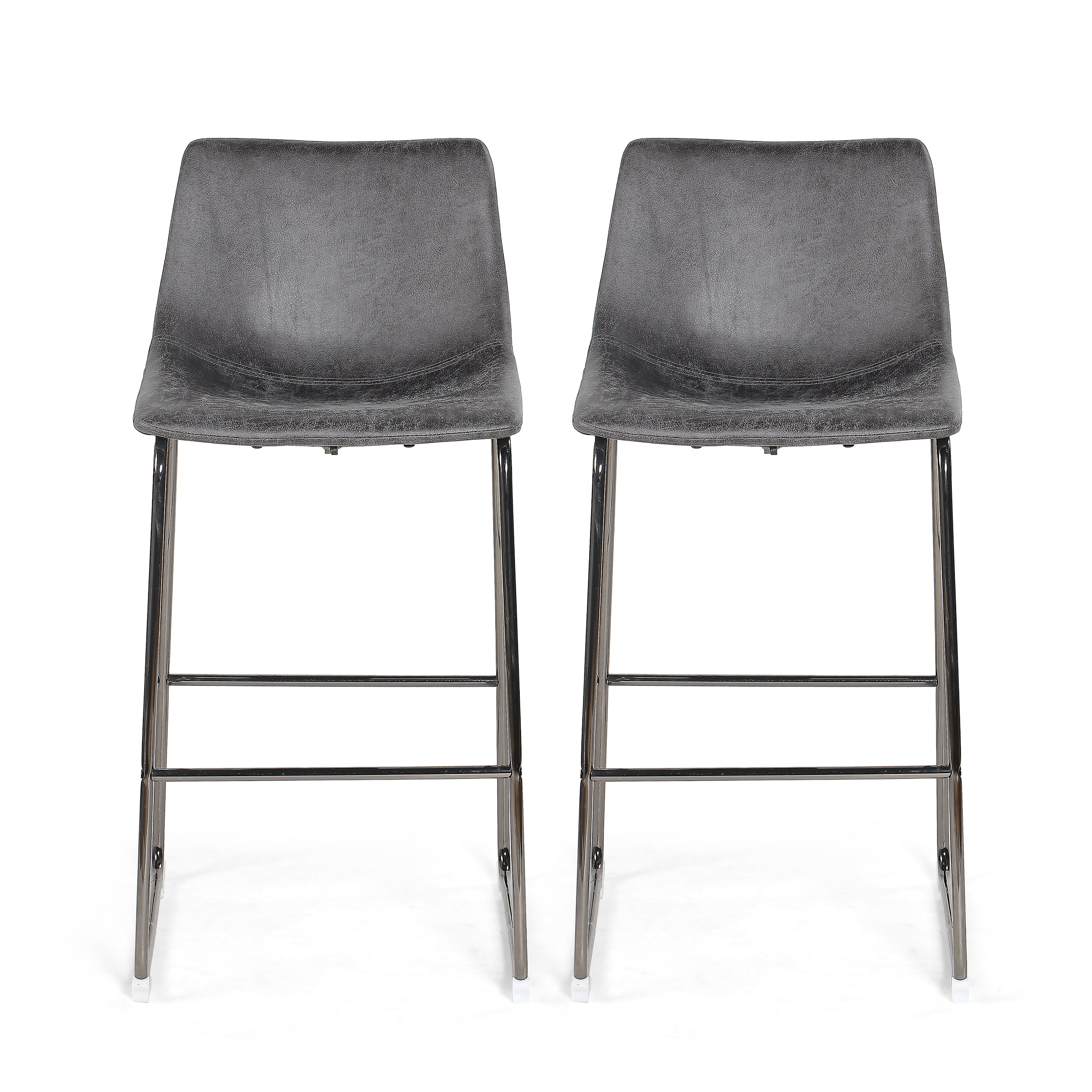 San Modern Microfiber Bar Stool