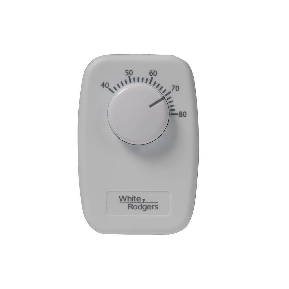 White Rodgers B30 Baseboard Non-Programmable Thermostat - Single Pole B30