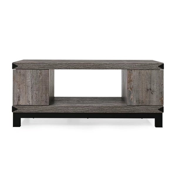 42-in.Grey Mid-century Coffee Table with Drawer