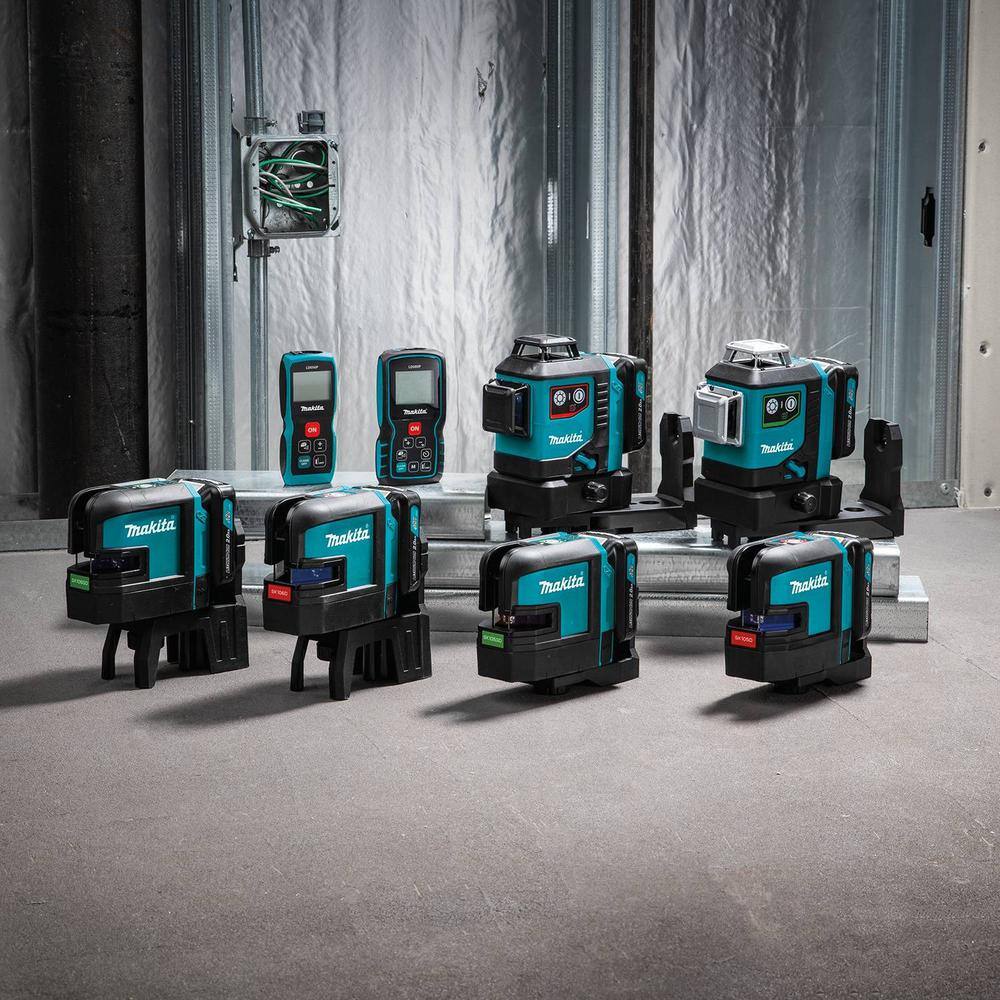 Makita 12V max CXT Lithium-Ion Cordless Self-Leveling 360-Degree 3-Plane Green Laser Level (Tool Only) SK700GD