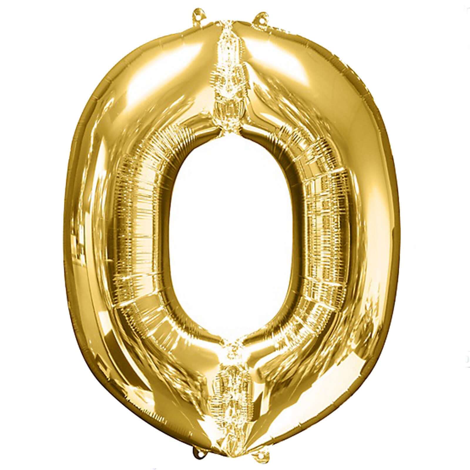 Shiny Metallic Gold Mylar Foil Helium/Air Number and Letter Balloons 40