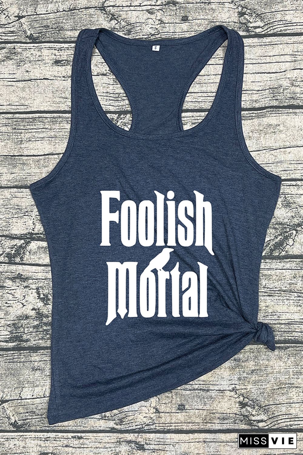 Foolish Mortal Sleeveless Tank Top Wholesale