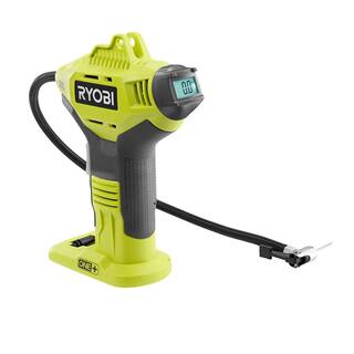 🎉Limited Time Offer🎉RYOBI ONE+ 18V Cordless High Pressure Portable Inflator with Digital Gauge and 2.0 Ah Compact Battery and Charger Starter Kit P737D-PSK005