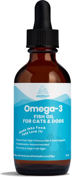 Paramount Pet Health Omega-3 Fish Oil Dog and Cat Supplement